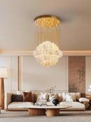 Irvena B | Alabaster Cluster Chandelier