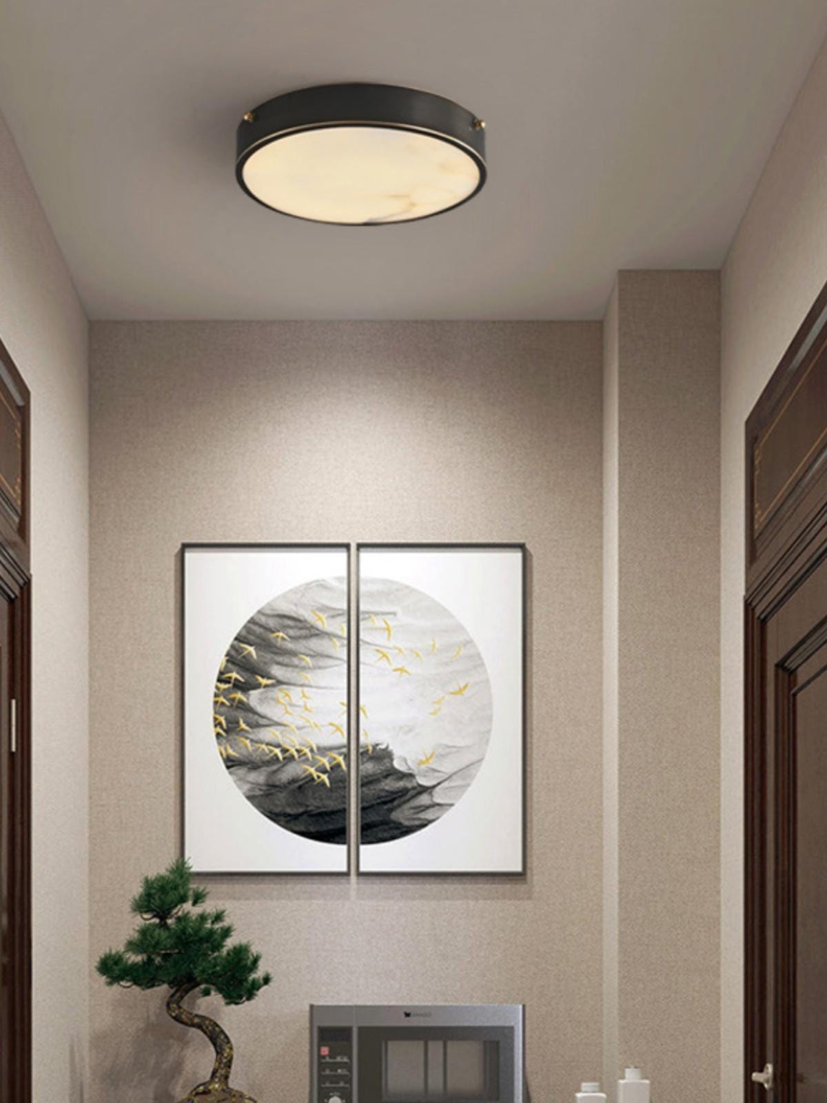 Torrinyn | Alabaster Ceiling Mounted Light - Home Cartel ®