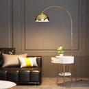 Drevalyn | Integrated Shelf Floor Lamp
