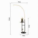 Cyravella | Integrated Shelf Floor Lamp
