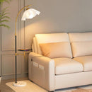 Unelira | Integrated Shelf Floor Lamp