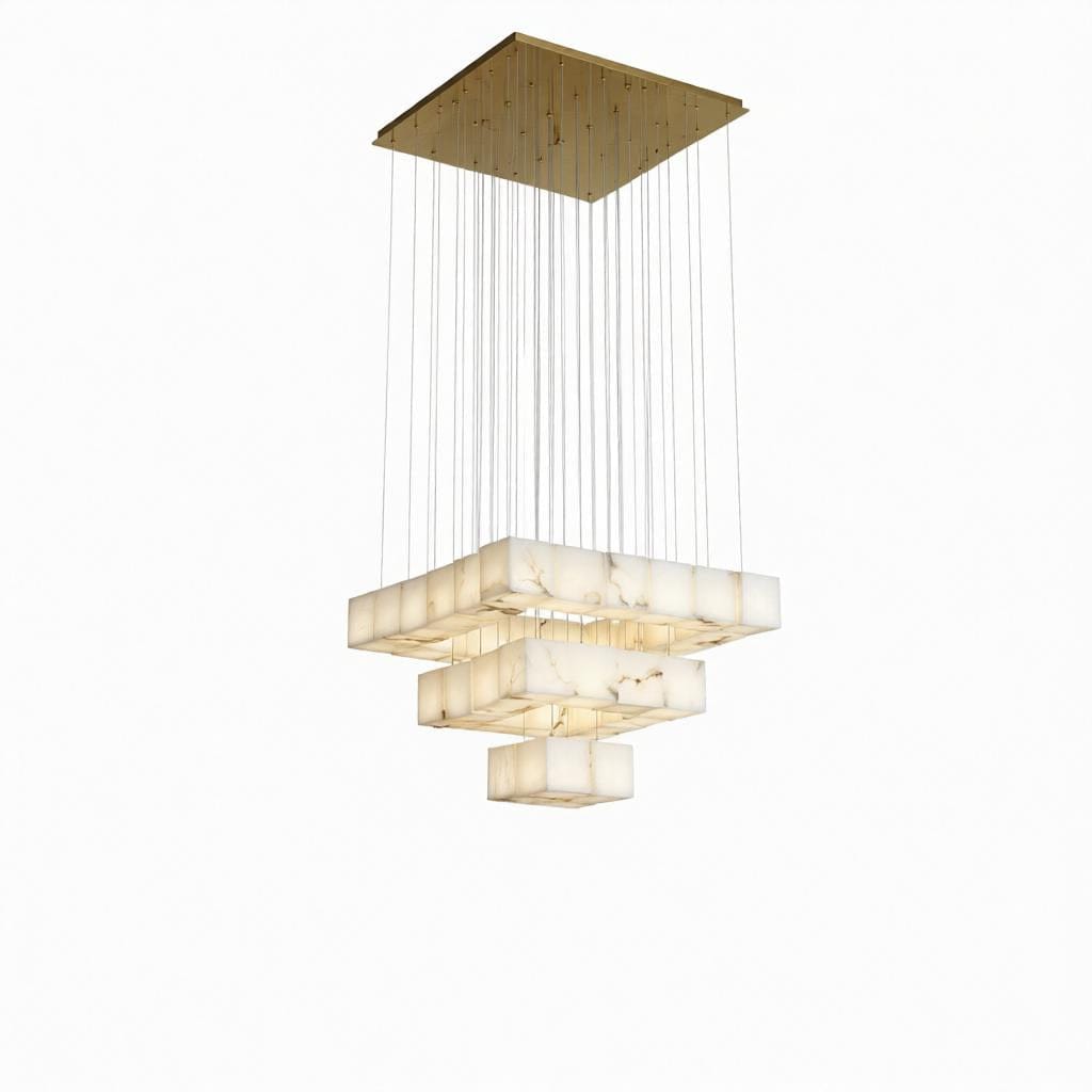 Dorvalyn B | Alabaster Cluster Chandelier - Detail View #6 | HomeCartel