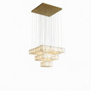 Dorvalyn B | Alabaster Cluster Chandelier