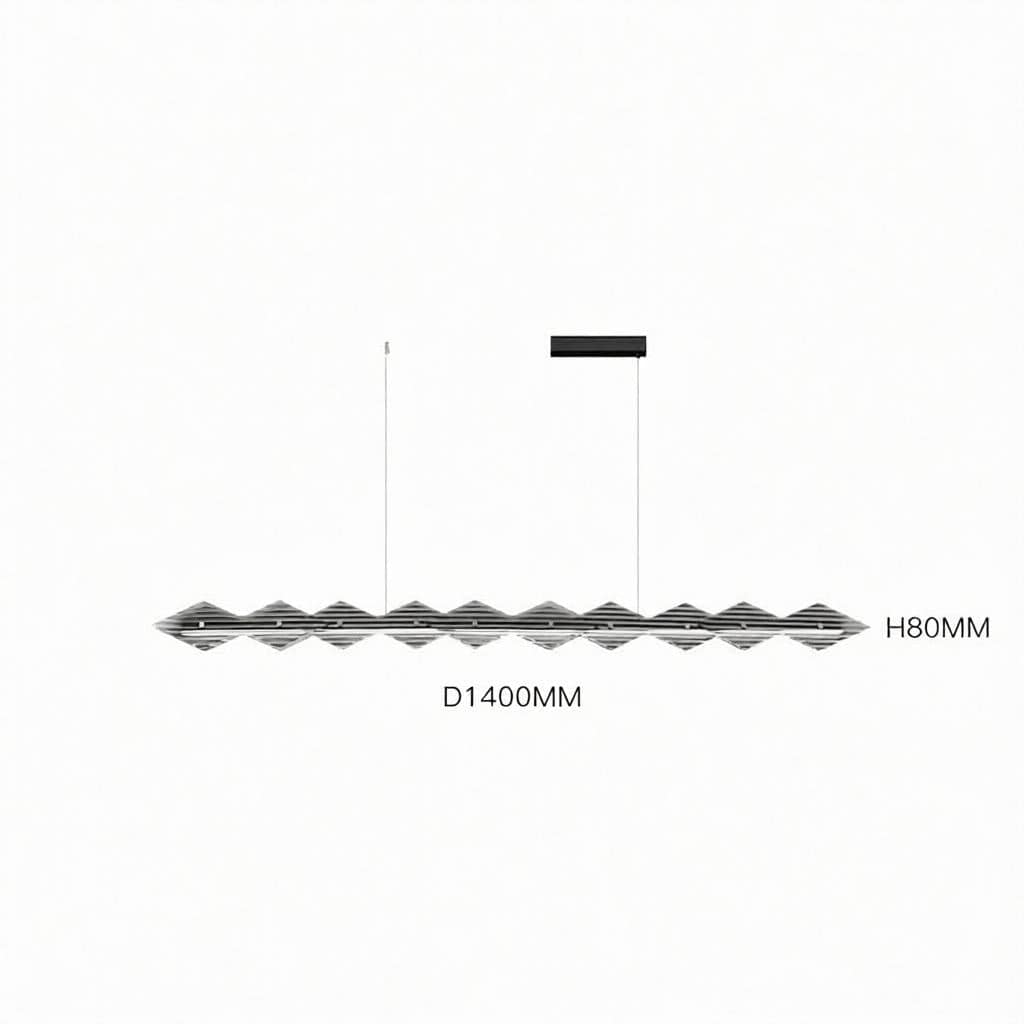 Albiar Une | Linear Chandelier - Detail View #4 | HomeCartel