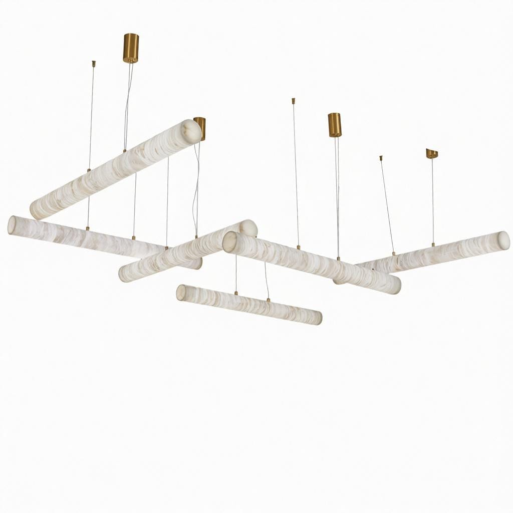 Irdrinon | Linear Alabaster Pendant Light - Detail View #6 | HomeCartel
