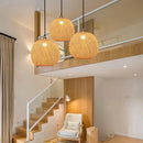 Lunastra 3 | Rattan Cluster Chandelier