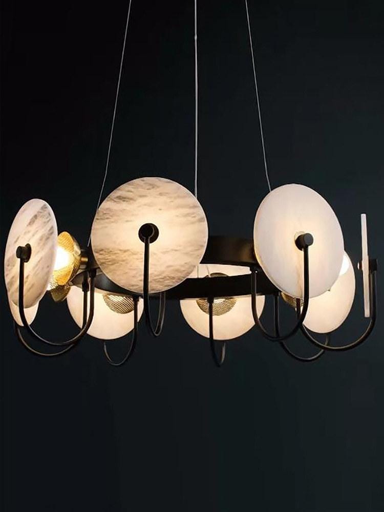 Morvynis | Alabaster Chandelier - Detail View #2 | HomeCartel