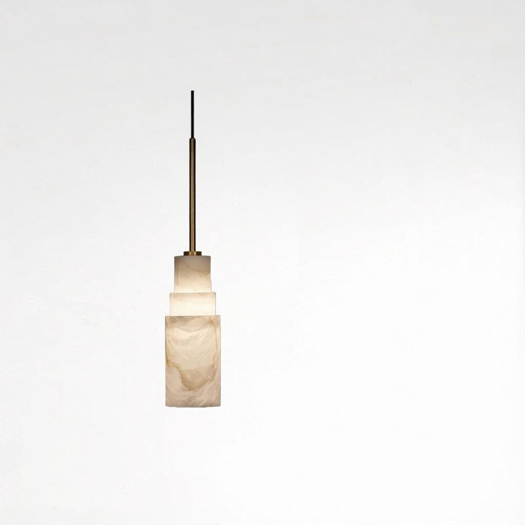 Quenavora A | Alabaster Pendant Light - Detail View #2 | HomeCartel