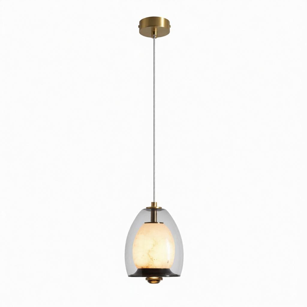 Hythas | Alabaster Pendant Light - Modern Pendant Light | HomeCartel Philippines