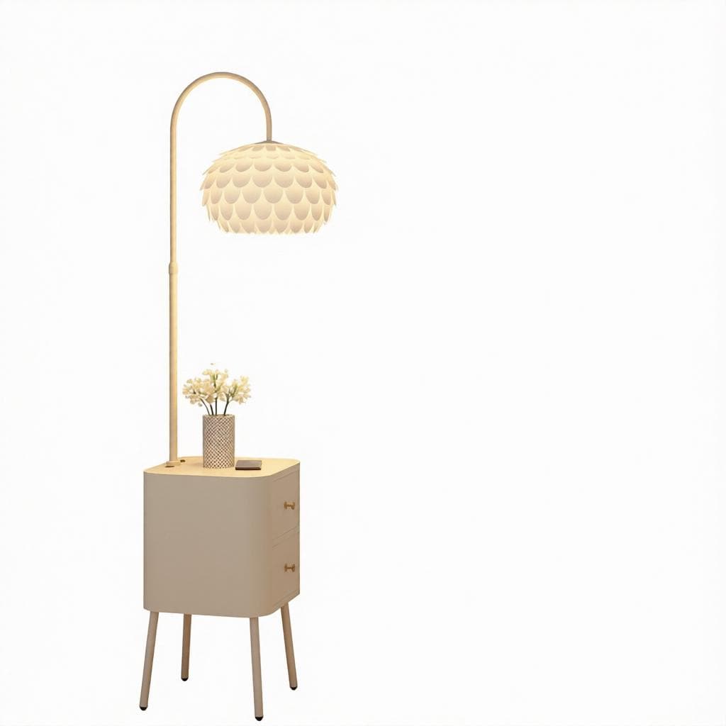 Emerelle | Integrated Shelf Floor Lamp - Modern Floor Lamp | HomeCartel Philippines