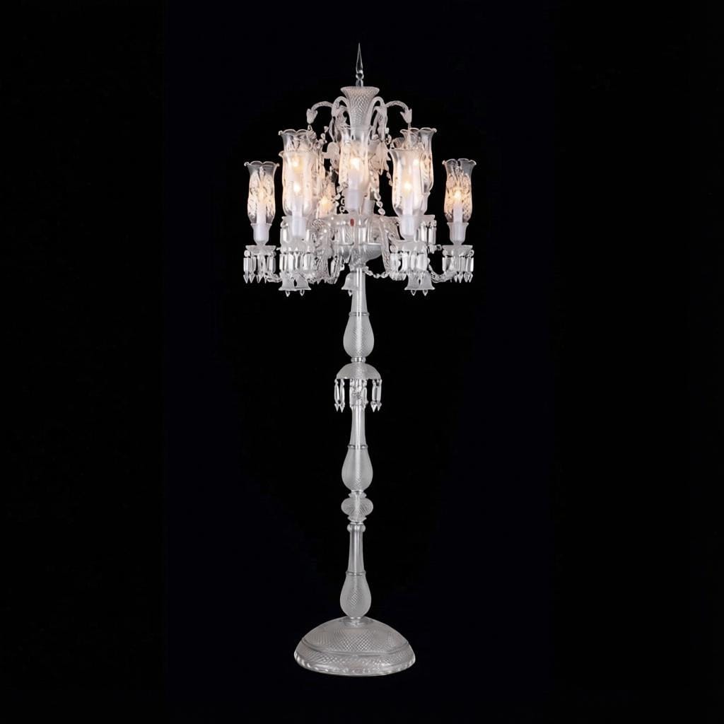 Marenthia | Crystal Floor Lamp - Detail View #2 | HomeCartel