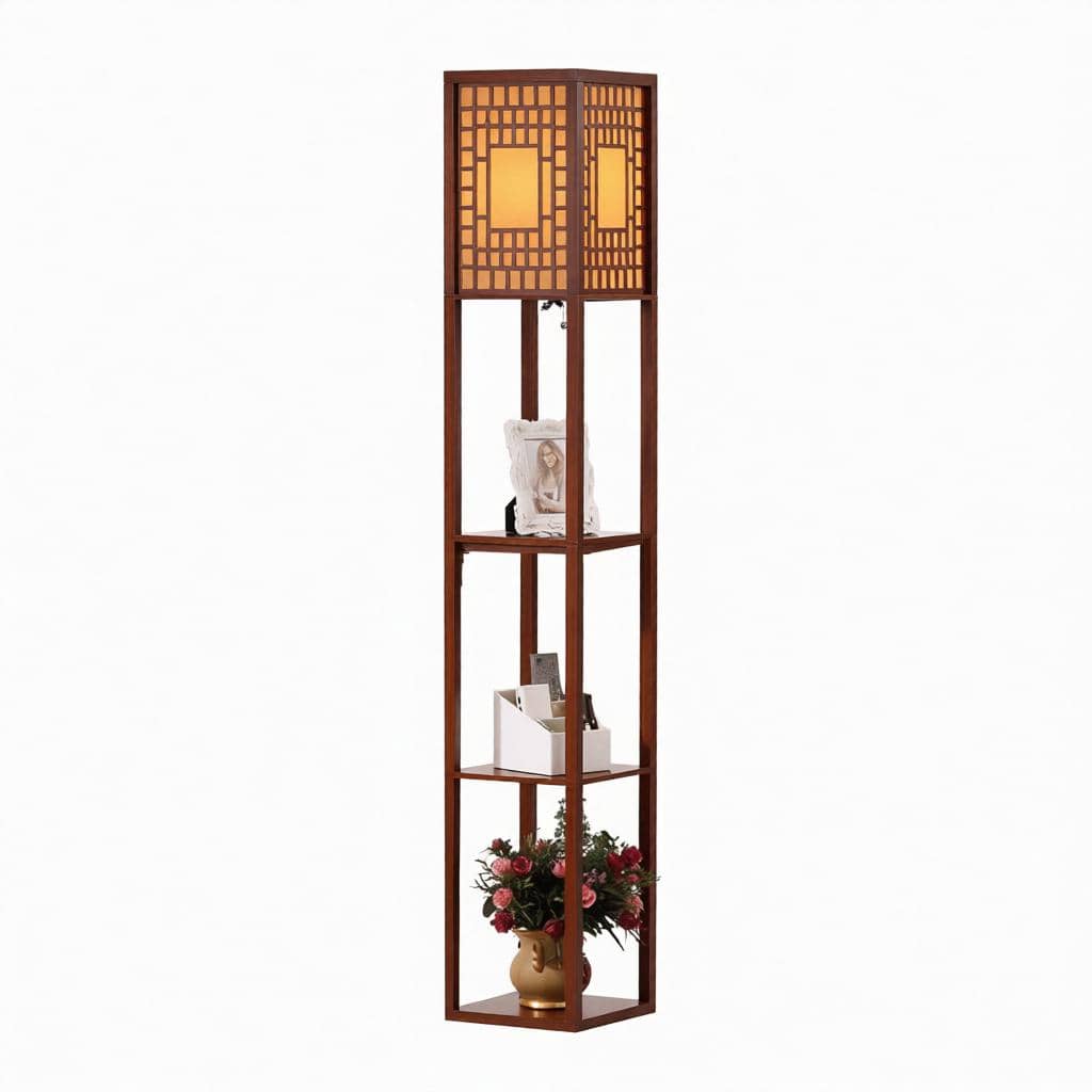 Talissa Deux | Integrated Shelf Floor Lamp - Modern Floor Lamp | HomeCartel Philippines
