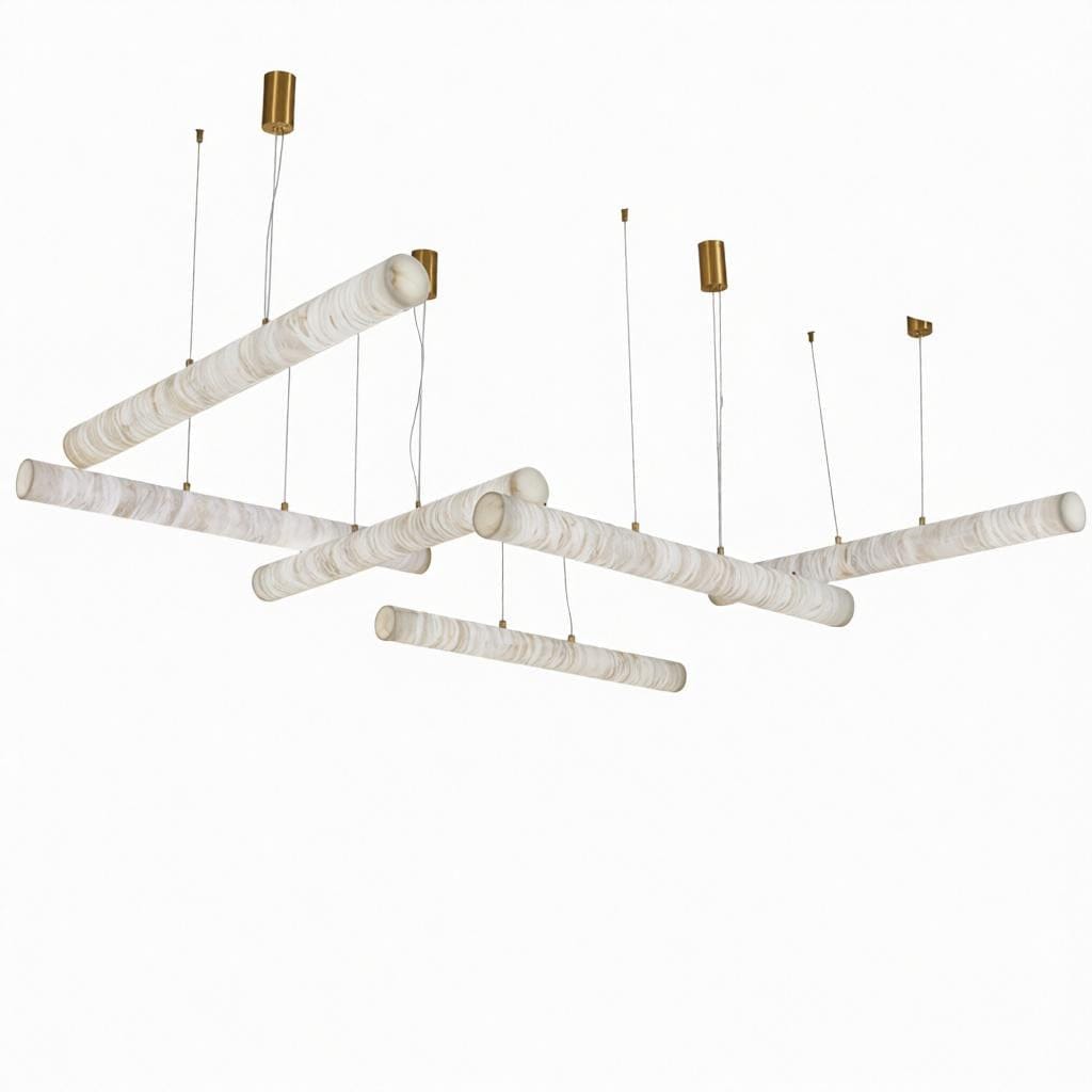 Irdrinon | Linear Alabaster Pendant Light - Modern Pendant Light | HomeCartel Philippines