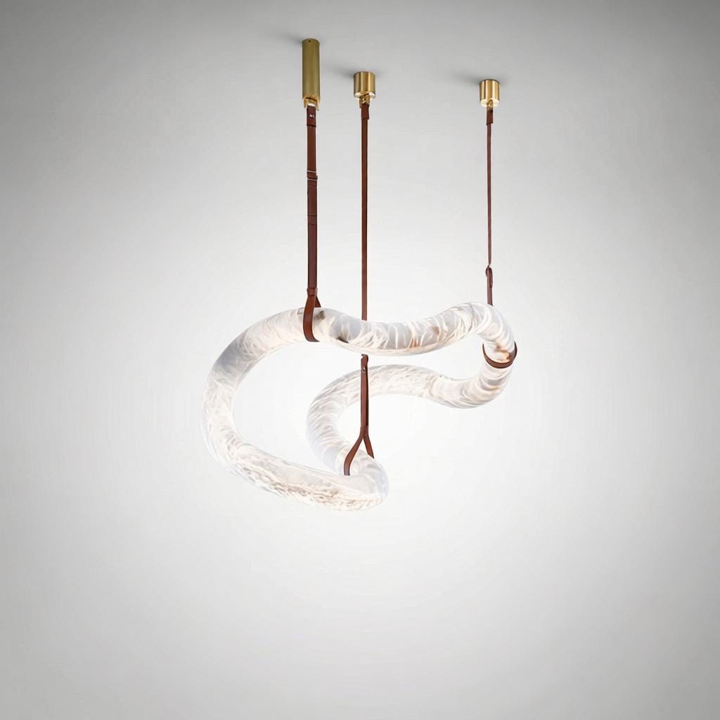 Irnelara | Alabaster Pendant Light - Detail View #2 | HomeCartel
