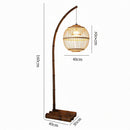 Naelthorn | Rattan Floor Lamp - Home Cartel ®