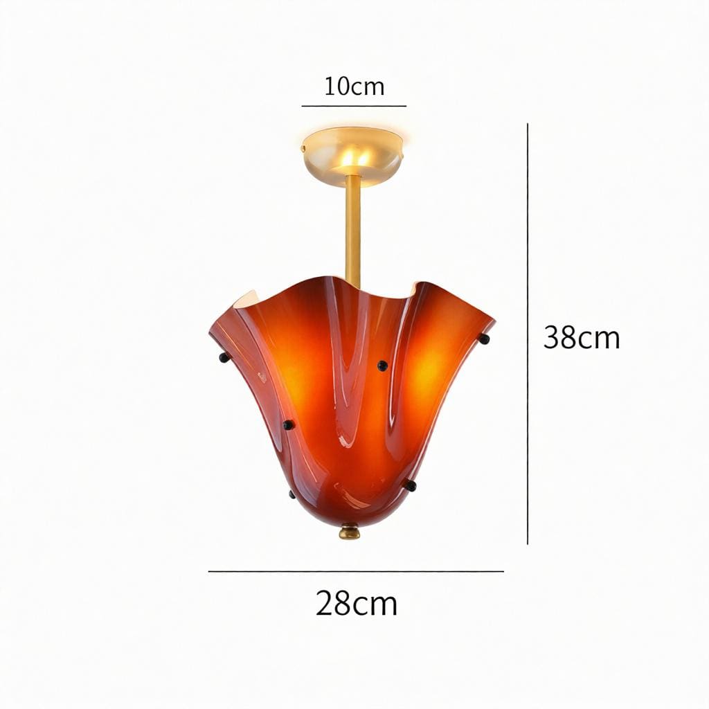 Lyrenveil A I Semi Flush Mounted Light - Detail View #9 | HomeCartel