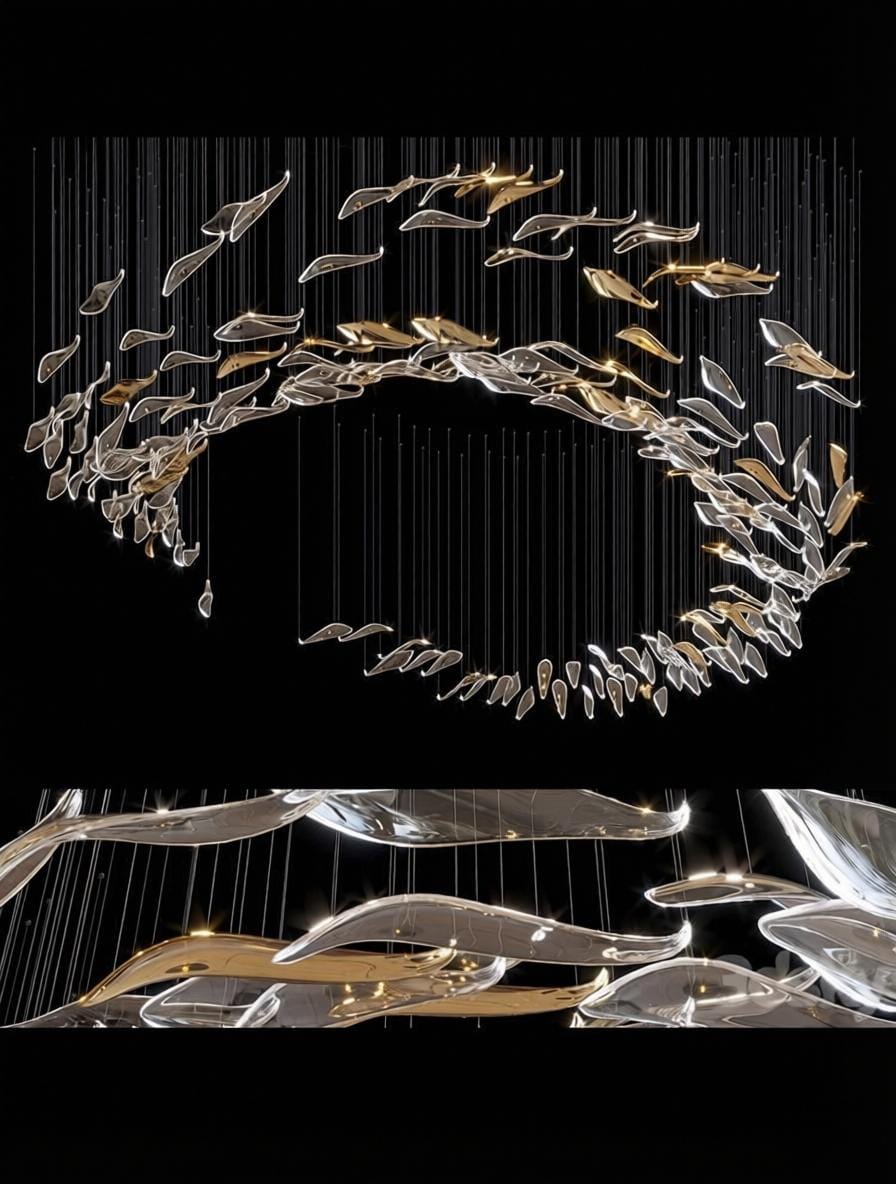 Lyrenvea I Cluster Chandelier - Detail View #5 | HomeCartel