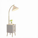 Brellitha | Integrated Shelf Floor Lamp