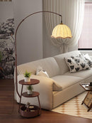 Zaenira | Integrated Shelf Floor Lamp