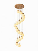 Illumena | Wood Cluster Chandelier