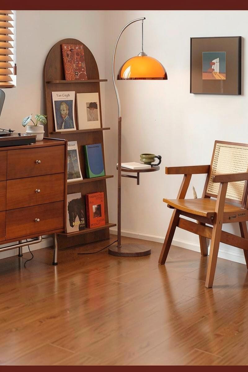 Halynae | Integrated Shelf Floor Lamp - Detail View #2 | HomeCartel