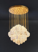 Irvena C | Alabaster Cluster Chandelier