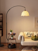 Zaenira | Integrated Shelf Floor Lamp