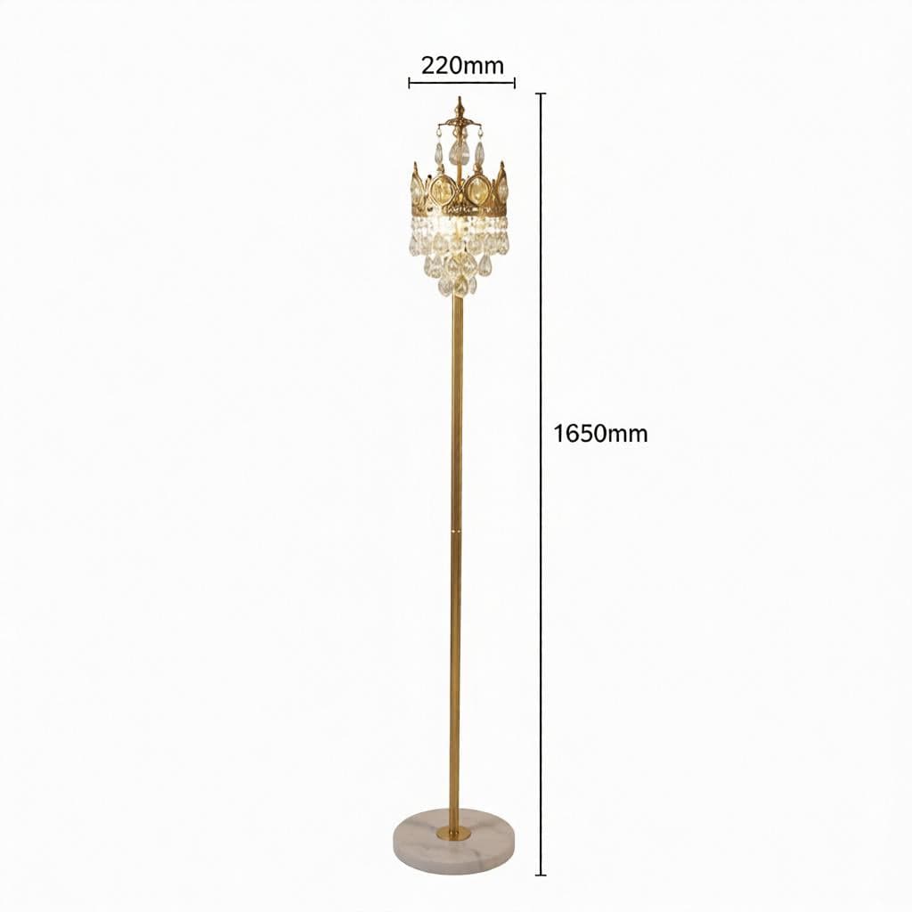 Duneira Une I Crystal Floor Lamp - Detail View #6 | HomeCartel