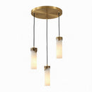 Aellenia Une | Alabaster Cluster Chandelier