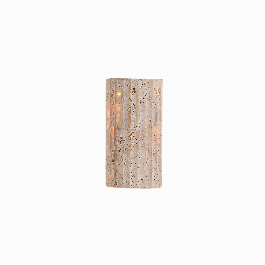 Phaelthas | Travertine Wall Light - Detail View #2 | HomeCartel
