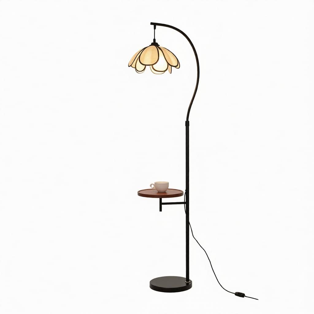 Faylira | Integrated Shelf Floor Lamp - Detail View #7 | HomeCartel