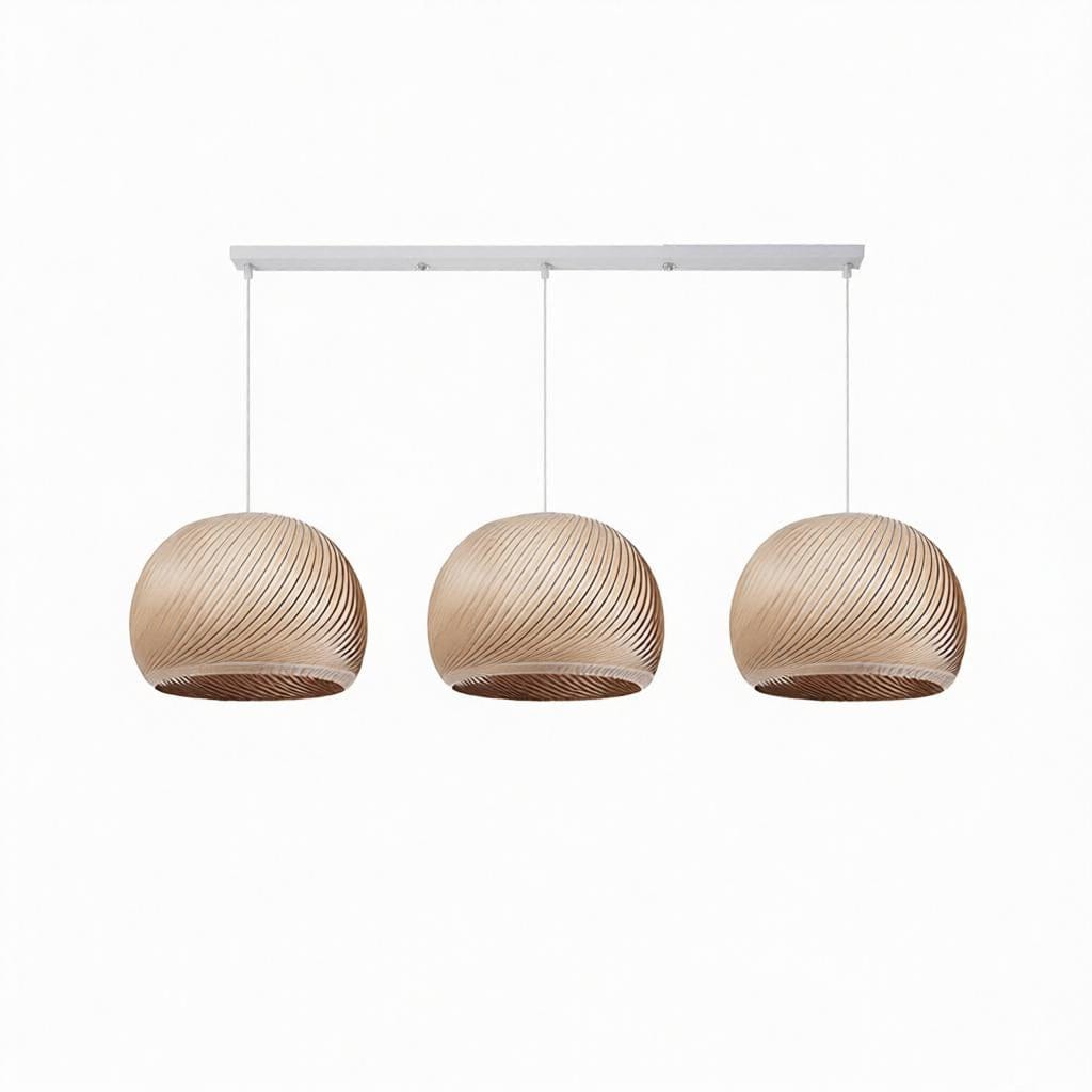 Lunieth B | Wood Pendant Light - Detail View #4 | HomeCartel