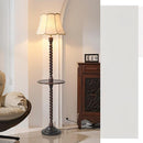 Zurethae | Integrated Shelf Floor Lamp