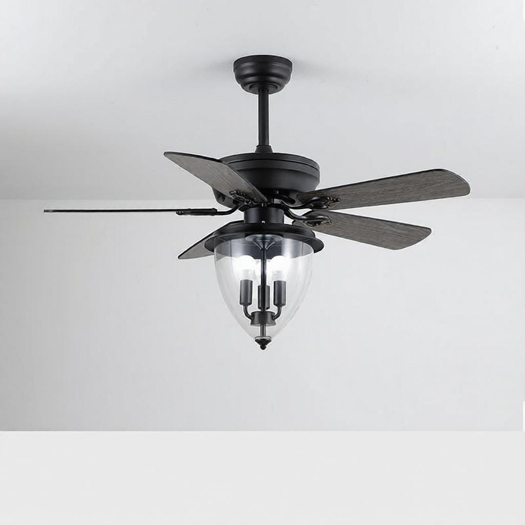 Erynd | Outdoor Lighted Ceiling Fan - Detail View #2 | HomeCartel