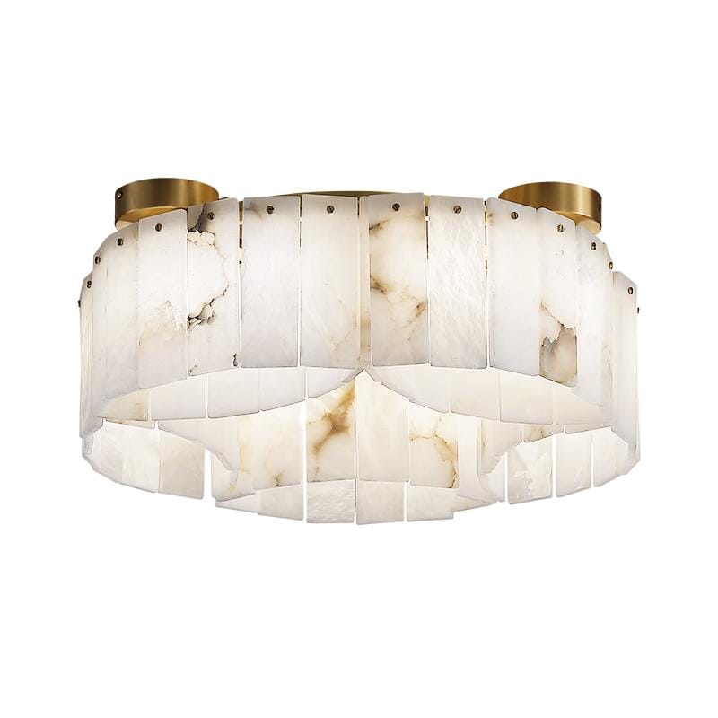 Orranar | Alabaster Semi Flush Mounted Light - Modern Semi Flush Mounted Light | HomeCartel Philippines