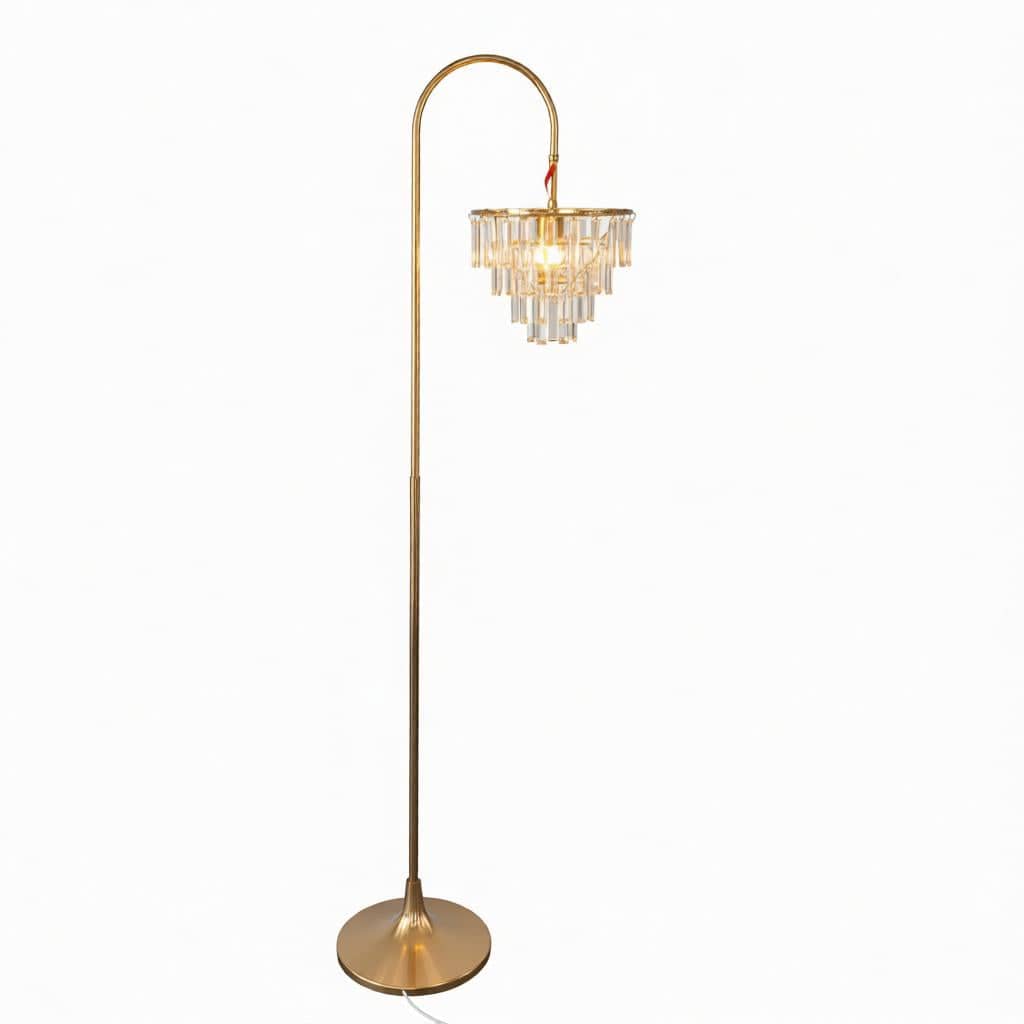 Ilyvorn E I Crystal Floor Lamp - Detail View #2 | HomeCartel