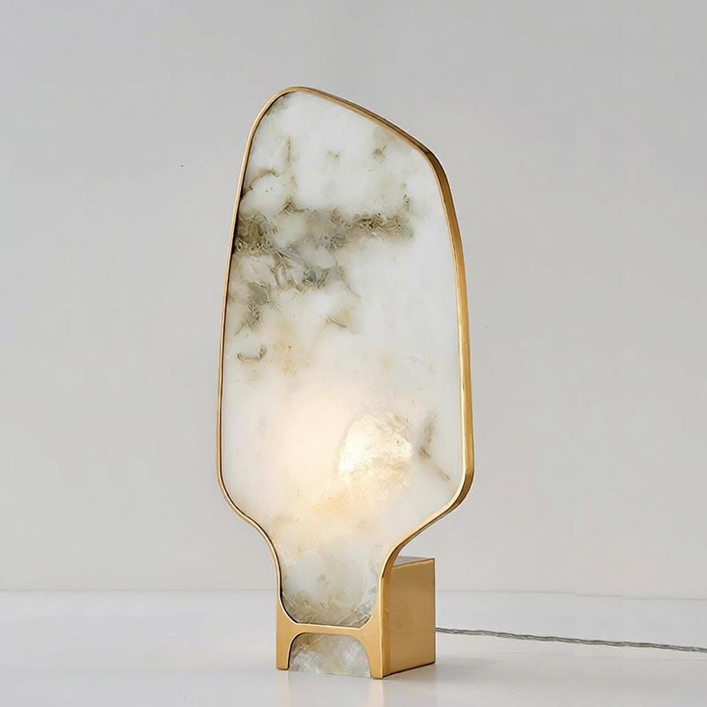 Syltheroril | Alabaster Table Lamp - Detail View #2 | HomeCartel