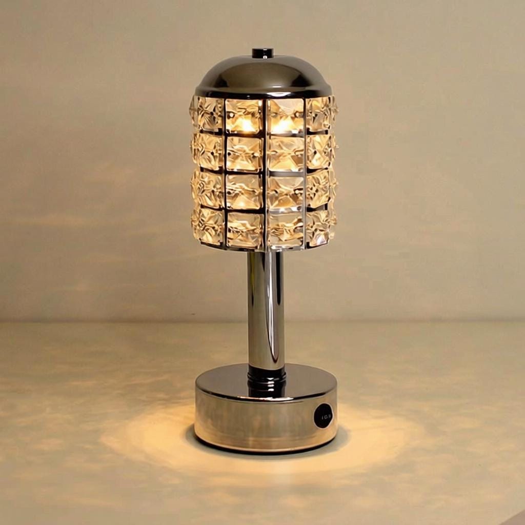 Sylmorin | Crystal Table Lamp - Detail View #2 | HomeCartel