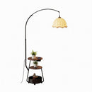 Zaenira | Integrated Shelf Floor Lamp