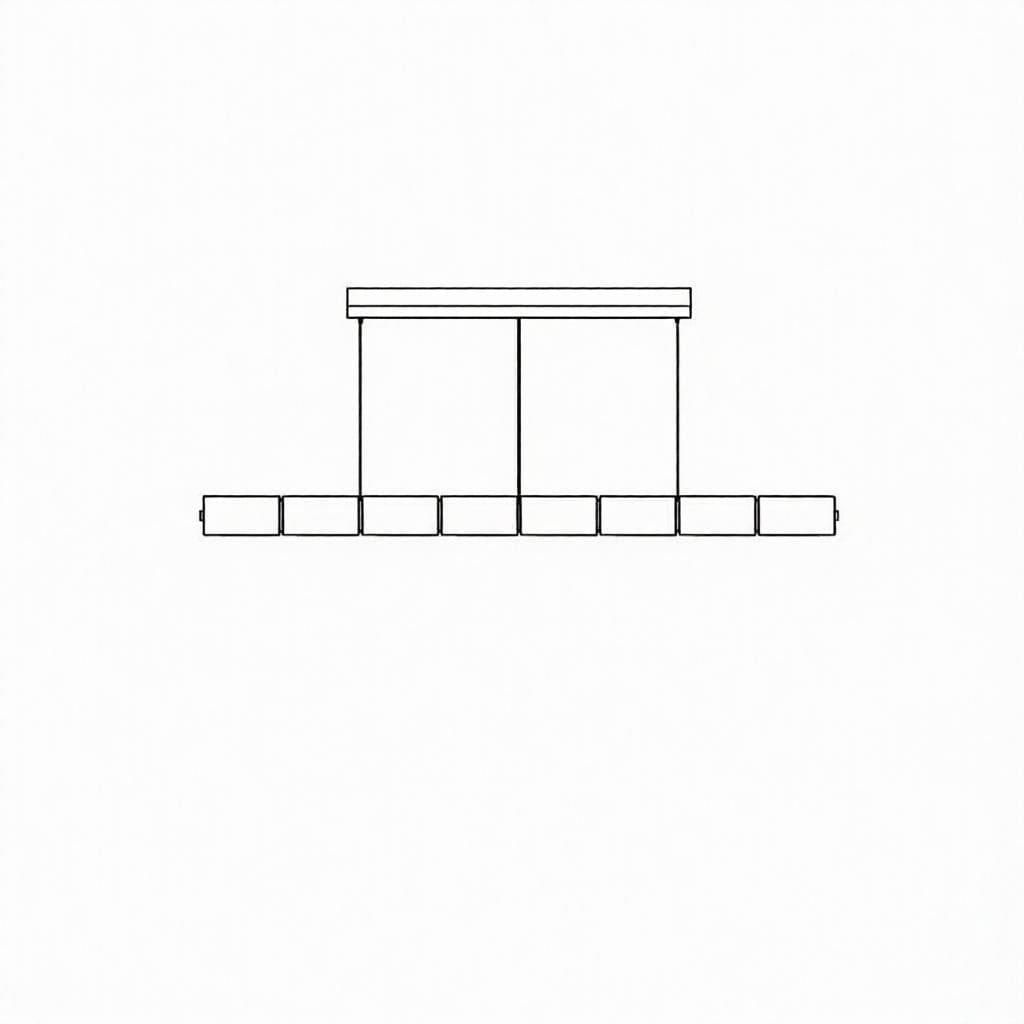 Tayco | Linear Chandelier - Modern Chandelier | HomeCartel Philippines
