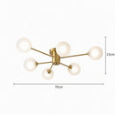 Teyrani | Semi Flush Mounted Light