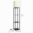 Maelisse | Integrated Shelf Floor Lamp