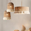 Brevia Deux | Rattan Pendant Light