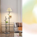 Isendra A | Integrated Shelf Floor Lamp
