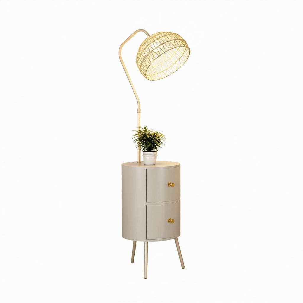 Ursella B | Integrated Shelf Floor Lamp - Modern Floor Lamp | HomeCartel Philippines