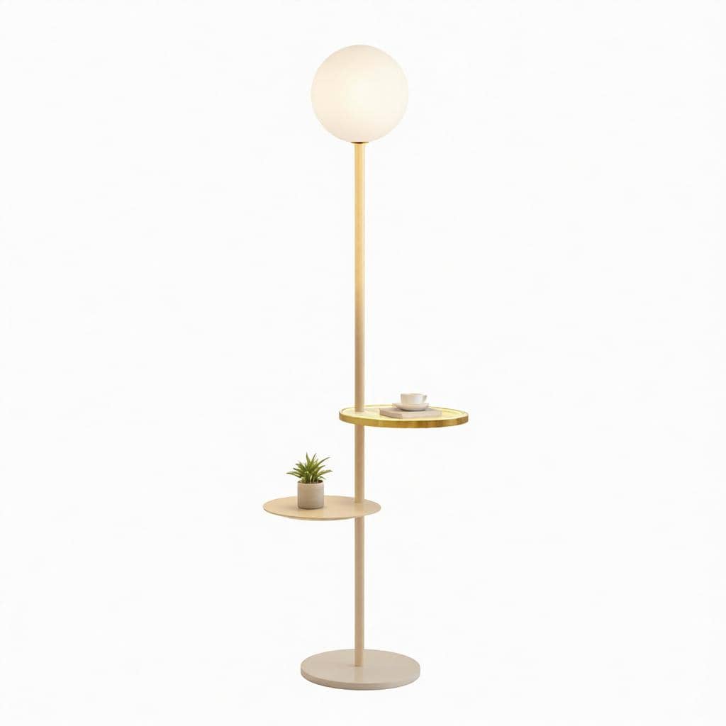 Kaenira B | Integrated Shelf Floor Lamp - Detail View #9 | HomeCartel