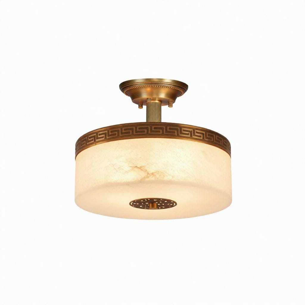 Nylissen C | Semi Flush Mounted Light - Detail View #6 | HomeCartel