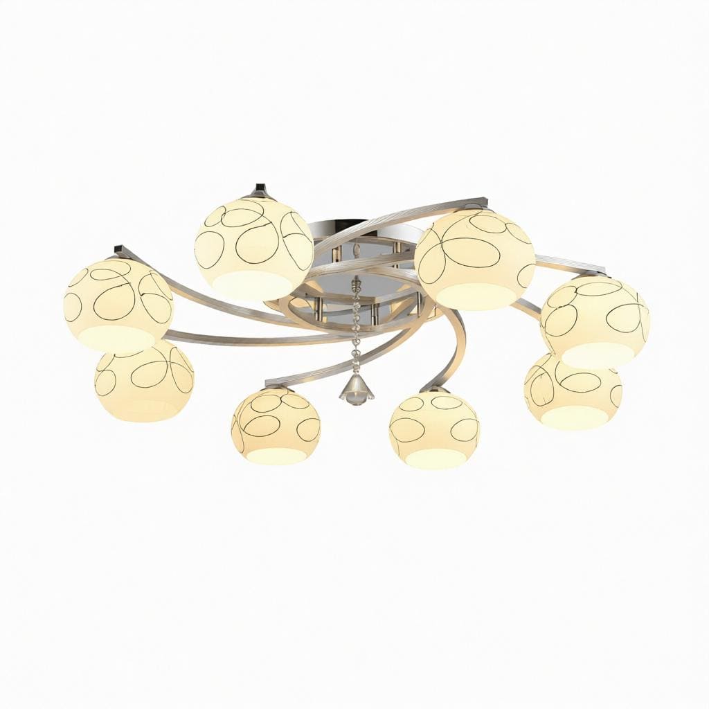 Pennric Une | Semi Flush Mounted Light - Detail View #2 | HomeCartel