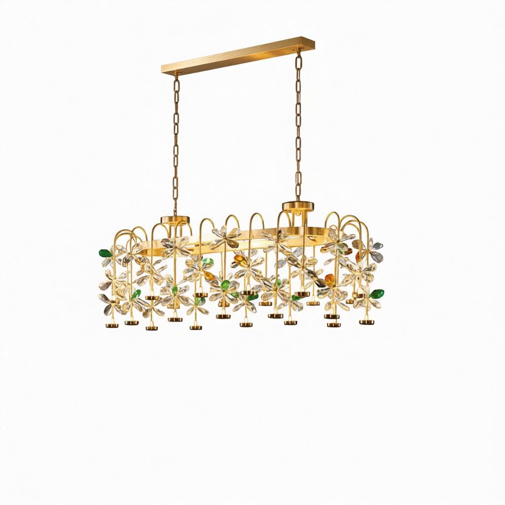 Marin C | Linear Chandelier - Detail View #2 | HomeCartel