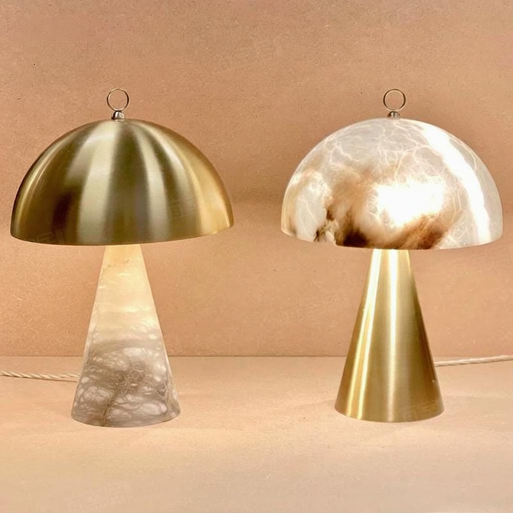 Ralnoral | Alabaster Table Lamp - Home Cartel ®